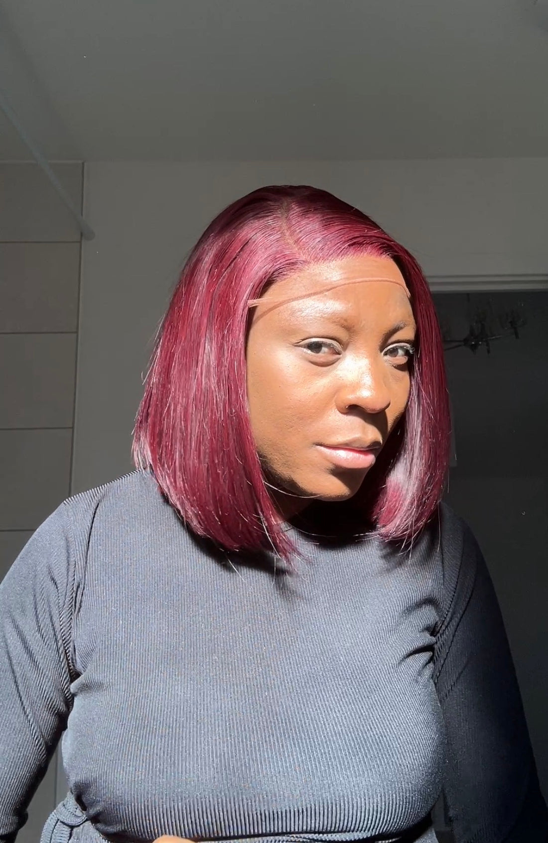 BURGUNDY (5x5) Closure