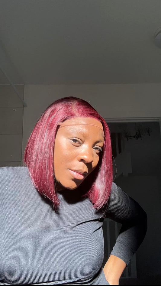 BURGUNDY (5x5) Closure